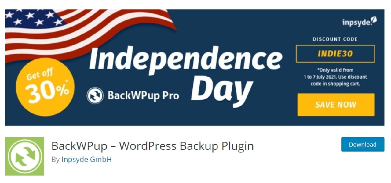 best wordpress backup plugin