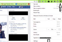 facebook chorme
