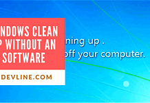 Windows Clean up
