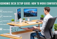 Ergonomic desk setup guide