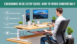 Ergonomic desk setup guide