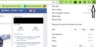 facebook chorme