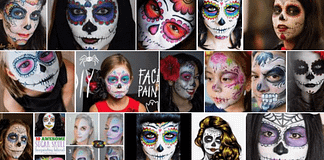Sugar Skulls Face Paint