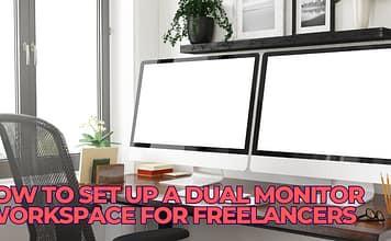 How to Set Up a Dual Monitor Workspace for Freelancers