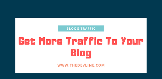 Get More Traffic