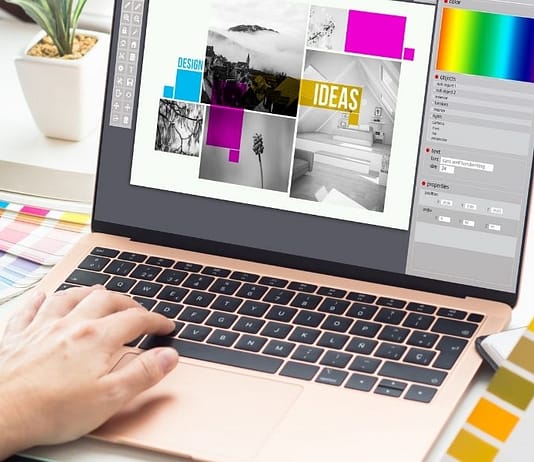 Laptop for Graphic Design.