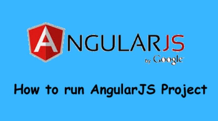 run angularJS project