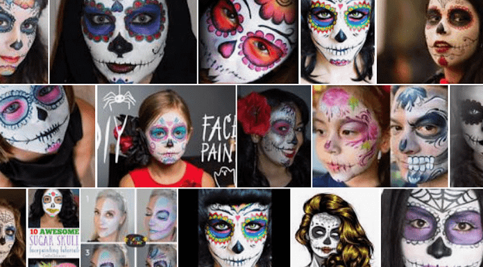 Sugar Skulls Face Paint