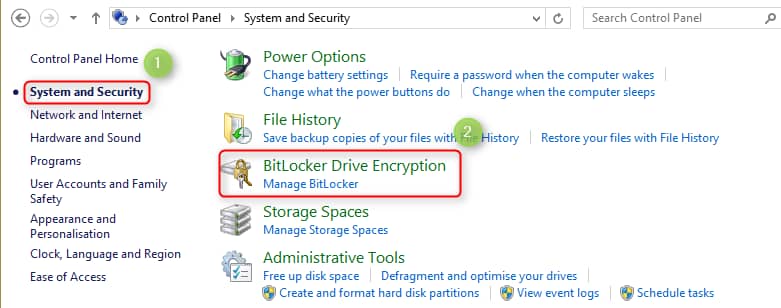 How to set drivers password on Windows