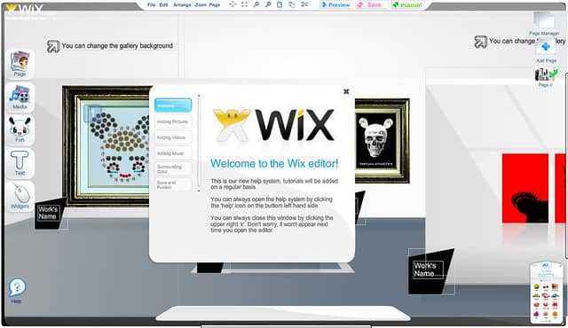 Web Design Software - Wix