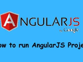 How to run AngularJS Project run angularJS project