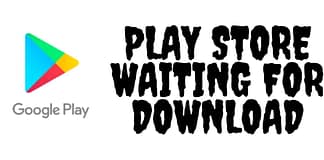 play store waiting for wifi
