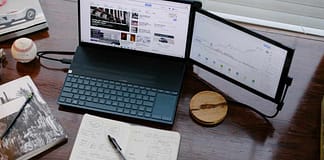 Duex Plus laptop dual monitor