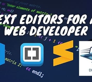 Best 5 Text Editors For Developer