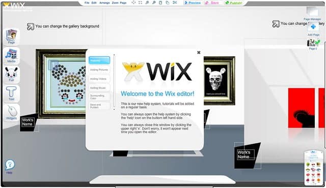 Web Design Software - Wix