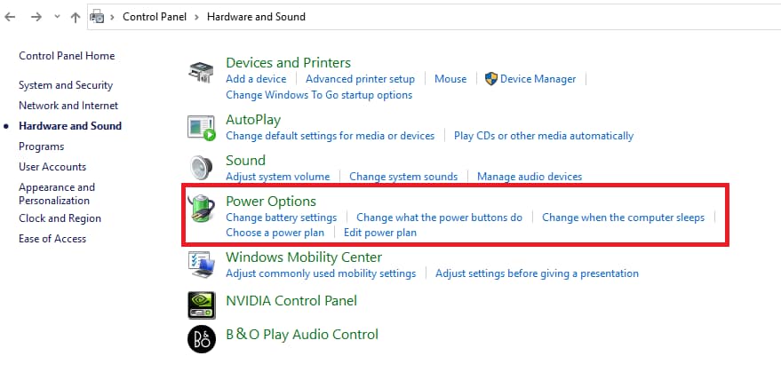 Fix Windows 10 Won’t Wake up From Sleep