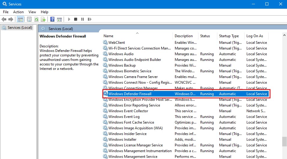 How To Turn Off Firewall Windows 10 4