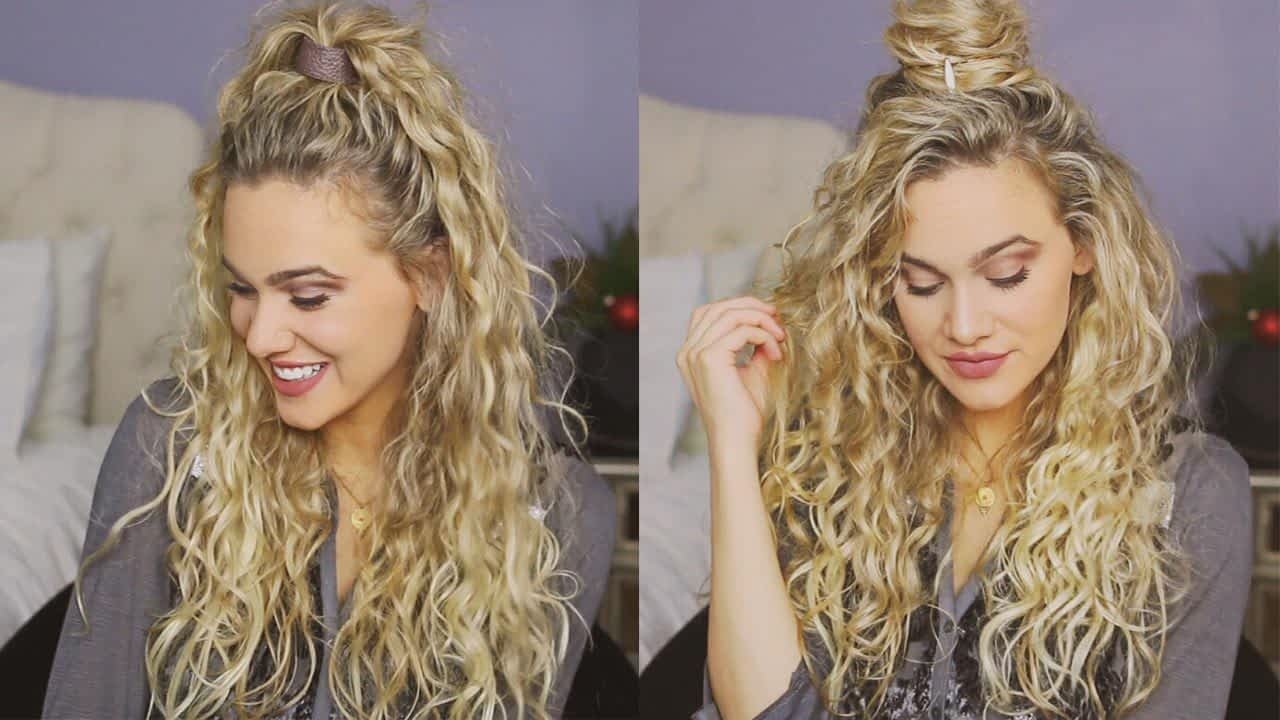Easy Hairstyles For Curly Hair Step by Step