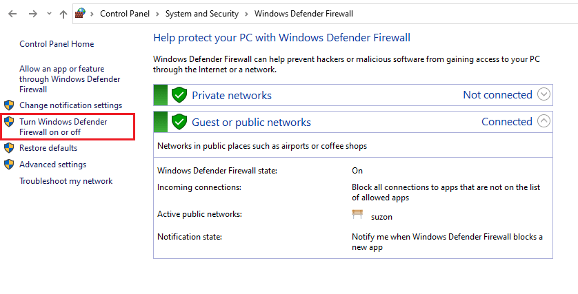 How To Turn Off Firewall Windows 10 Step by Step Guides